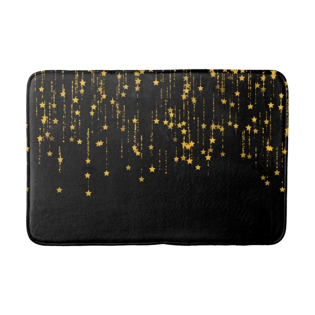 Goldene Sterne Badematte (Vorderseite)