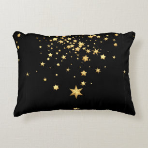 Goldene Sterne Dekokissen