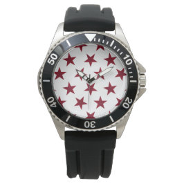 Goldene Sterne Muster 7 Armbanduhr
