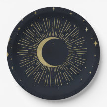 Goldene Sterne Nacht Himmelsaufbruch Mond Hochzeit