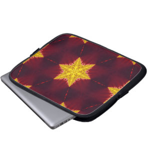 Goldene Sterne Notebook-Rückenleeve Laptopschutzhülle