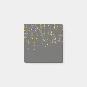 Goldene Sterne Post-it Klebezettel