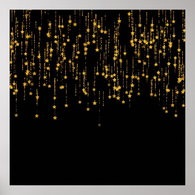 Goldene Sterne Poster (Vorne)