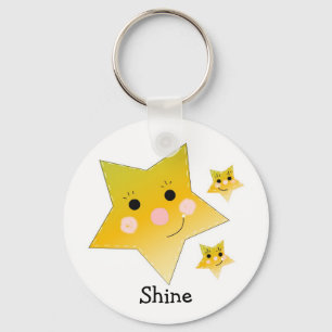 Goldene Sterne Schlüsselanhänger