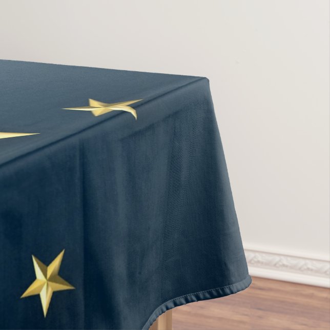 Goldene Sterne Tischdecke (Beispiel)