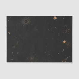 Goldene Sternschnuppe Seidenpapier
