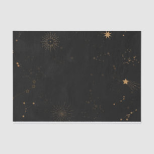 Goldene Sternschnuppe Seidenpapier