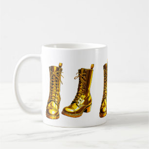 Goldene Stiefel  Kaffeetasse