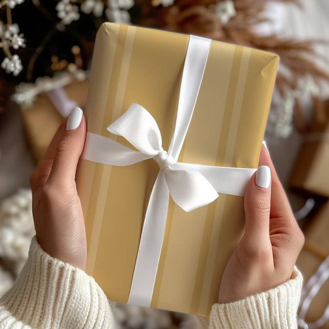 Goldene Streifen Geschenkpapier (Von Creator hochgeladen)