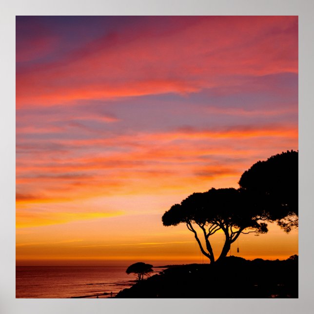 Goldene Stunde Aussicht auf die Algarve, Portu Bea Poster (Vorne)