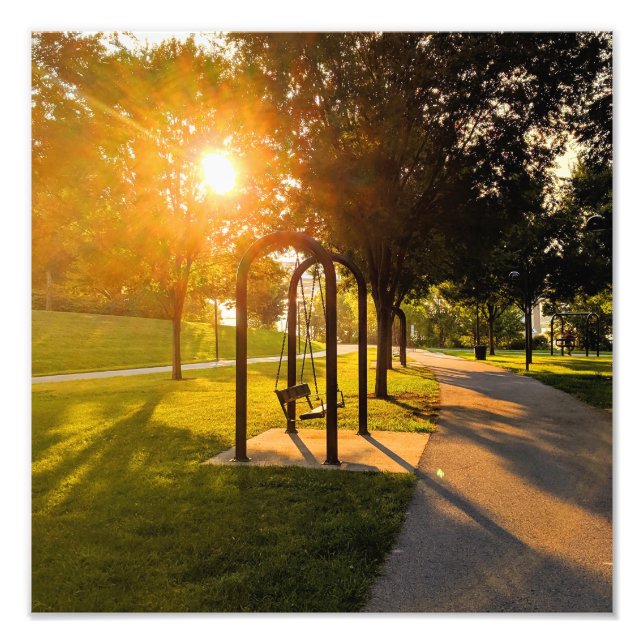 Goldene Stunde Fotodruck (Vorne)