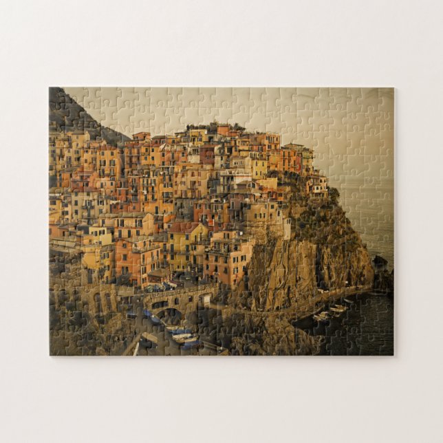 Goldene Stunde in Manarola - Cinque Terre Puzzle (Horizontal)