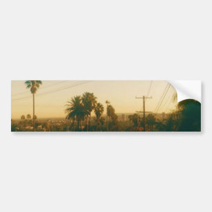 Goldene Stunde in West Hollywood Autoaufkleber