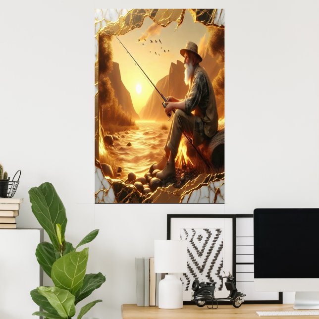 Goldene Stunde Poster (Heimbüro)