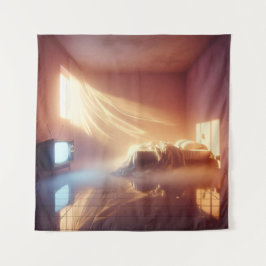 Goldene Stunde Schlafzimmer Glühen - Gemütliche Dr Wandteppich