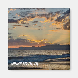 Goldene Stunde Sonnenuntergang - Venice Beach, CA Magnet