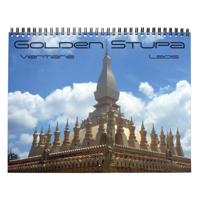 goldene Stupa 2026 Kalender (Titelbild)