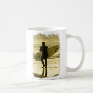 Goldene Surfer-Tasse Kaffeetasse