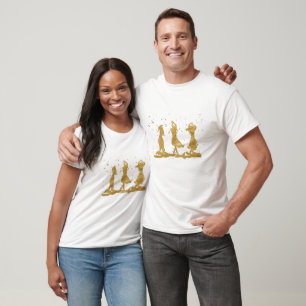 Goldene tanzende Hexen T-Shirt