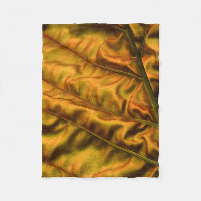 Goldene Textilien Fleecedecke (Vorderseite)