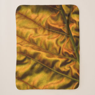 Goldene Textilien Sherpadecke