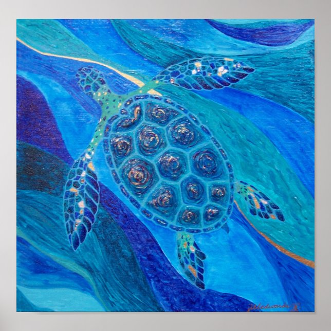 "Goldene Thread"-Druck Poster (Vorne)