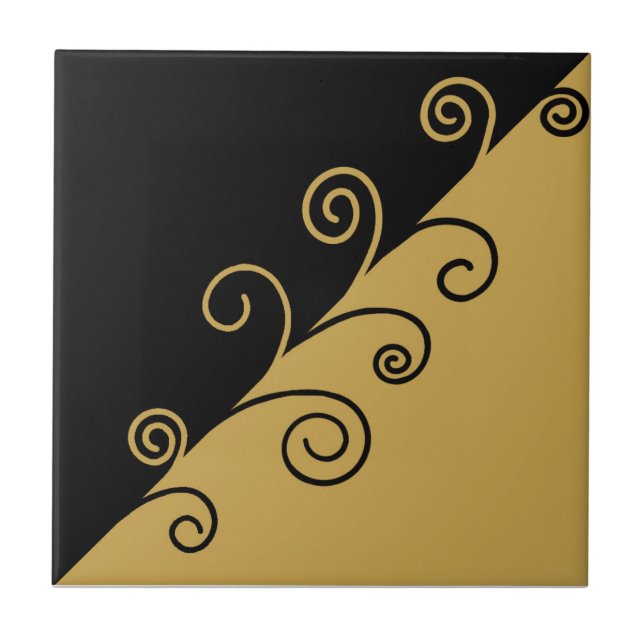 Goldene Thread Fliese (Vorderseite)