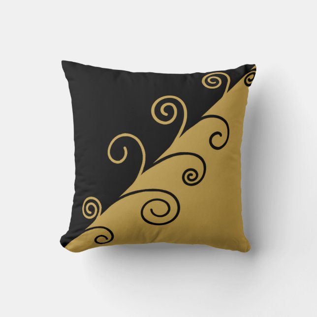 Goldene Thread Kissen (Vorderseite)