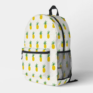 Goldene tropische Ananas Bedruckter Rucksack