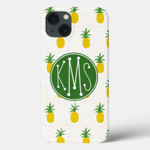Goldene tropische Ananas Monogramm title_seo2