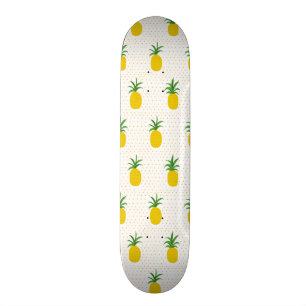 Goldene tropische Ananas Skateboard