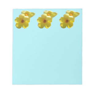 Goldene Trumpet-Blume I Notizblock