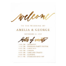 Goldene Typografie-Skript Elegantes Poster