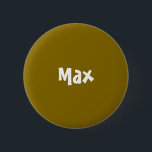 Goldene Ulmen-personalisierter Knopf Button<br><div class="desc">Dieses war eine interessante Farbe. Es nicht durchaus passte das Namensbraun oder das Gold, also kombinierten wir die zwei, um es zu nennen goldene Ulme. Wir hoffen, dass Sie dieses und die Einzigartigkeit genießen, die es Ihre Geschenke und Produkte holt. Es funktioniert gut für fast alles. Wie unsere anderen Farbprodukte...</div>