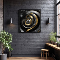 Goldene und silberne kosmische Spirale