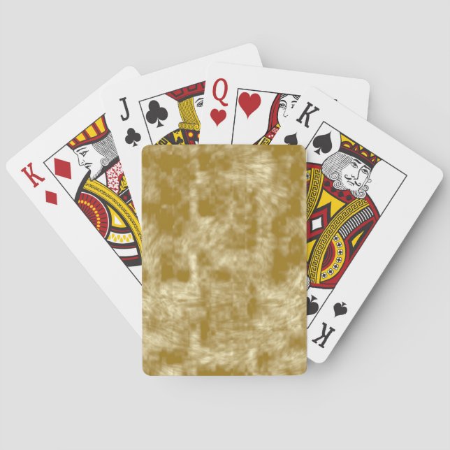 Goldene Velvet Spielkarten (Rückseite)