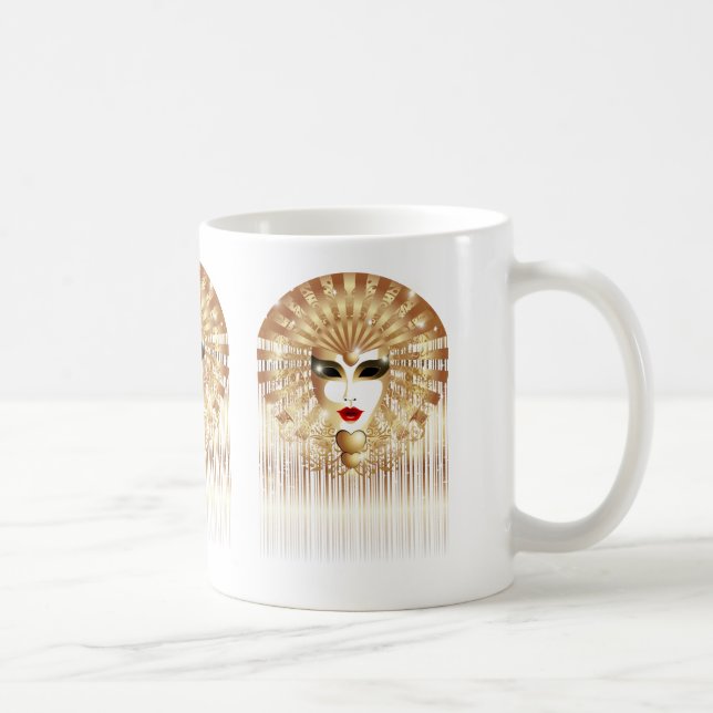 Goldene venezianische Kirche Santa Maria delle Gra Kaffeetasse (Rechts)