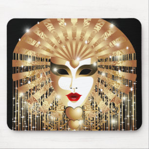 Goldene venezianische Kirche Santa Maria delle Gra Mousepad
