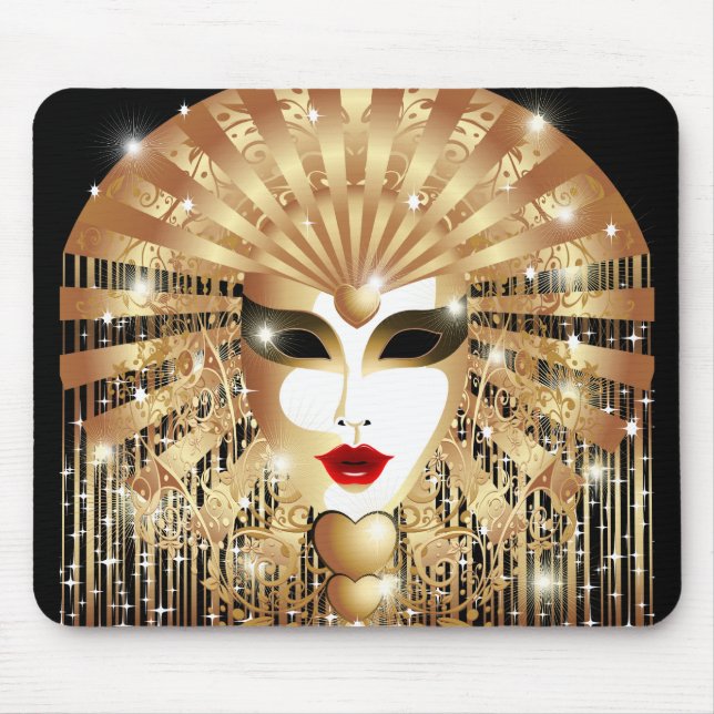 Goldene venezianische Kirche Santa Maria delle Gra Mousepad (Vorne)