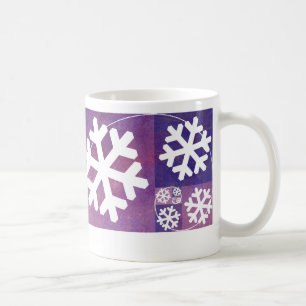 Goldene Verhältnis-Schneeflocke Kaffeetasse