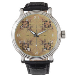 Goldene Verwandlung Armbanduhr