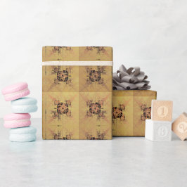 Goldene Verwandlung Geschenkpapier
