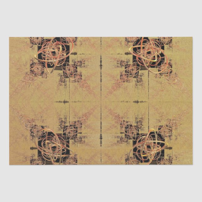 Goldene Verwandlung Seidenpapier (Vorderseite)