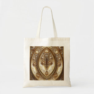 Goldene verzierte Rahmen-Tasche Tragetasche