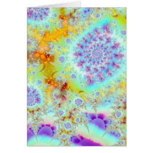Goldene violette Muscheln, abstrakter