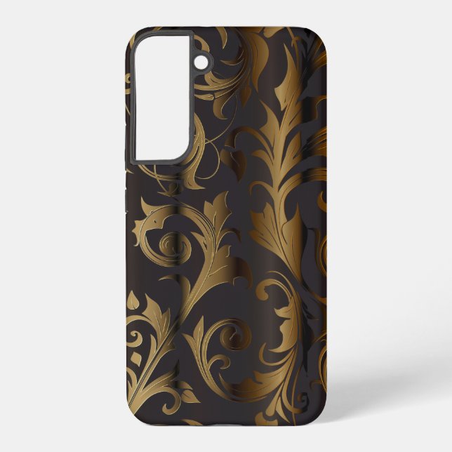 Goldene Vorhänge 3 Samsung Galaxy Hülle (Rückseite)