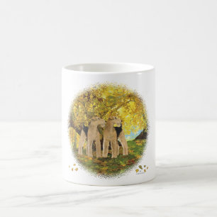 Goldene Wälder Kaffeetasse