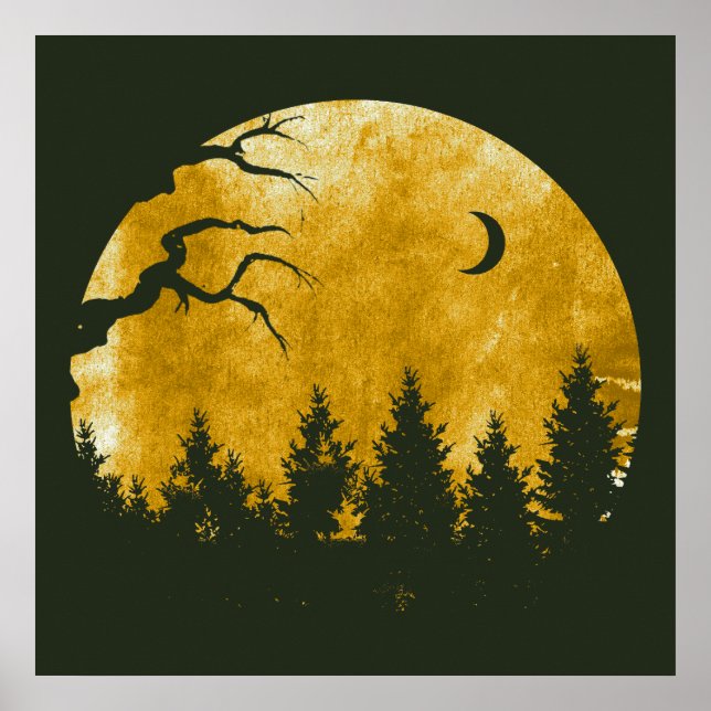 Goldene Wälder Poster (Vorne)
