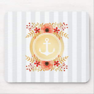 Goldene Wasserfarbe Wasserfarben Streifen Mousepad