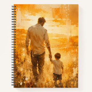 Goldene Wasserfarben-Leinwand-Wandkunst im Sonnenu Notizbuch